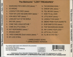 The Belmonts : Lost Treasures (CD, Album, Comp)