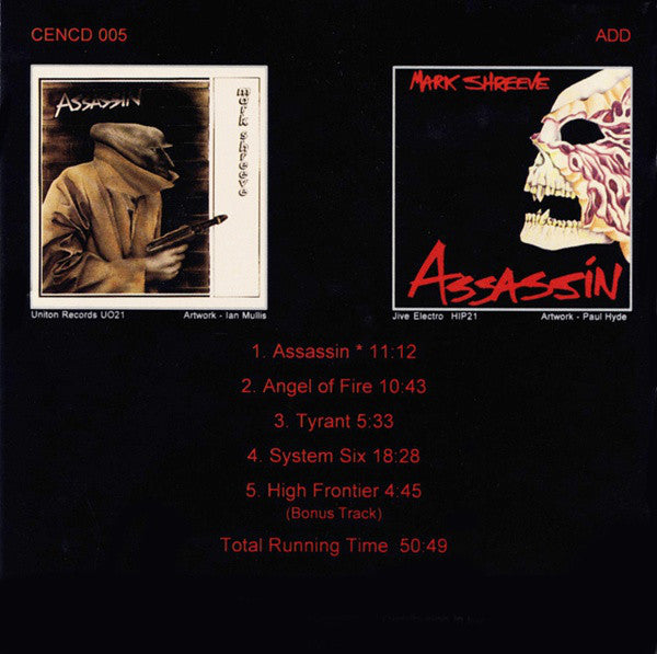 Mark Shreeve : Assassin (CD, Album, RE)