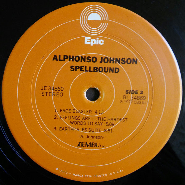 Alphonso Johnson : Spellbound (LP, Album)