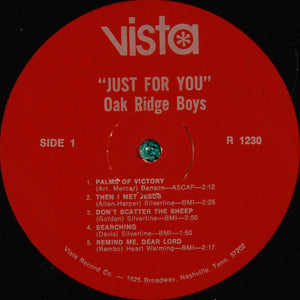 Oak Ridge Boys* : Just For You (LP)