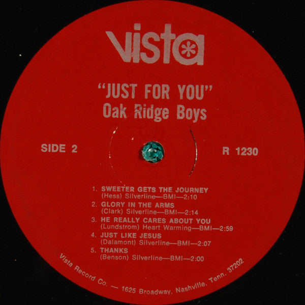 Oak Ridge Boys* : Just For You (LP)