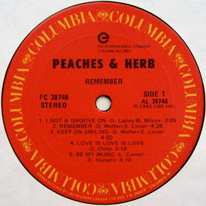 Peaches & Herb Vinyl Record Albums