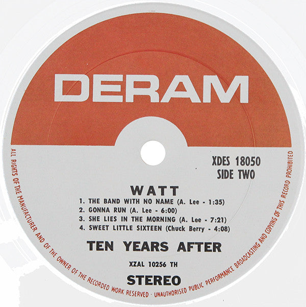 Ten Years After : Watt (LP, Album, TH )