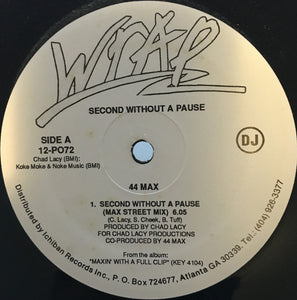 44 Max : Second Without A Pause (12", Maxi, Promo)