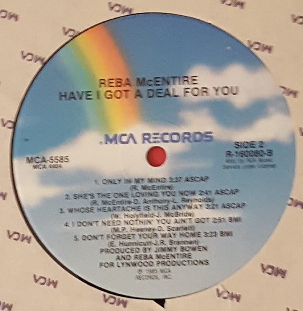 Reba McEntire : Have I Got A Deal For You (LP, Album, Club)