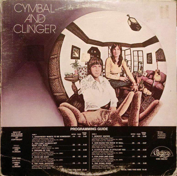 Cymbal And Clinger : Cymbal And Clinger (LP, Album, Promo)