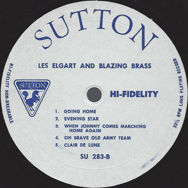 Les Elgart : Les Elgart! And Blazing Brass (LP, Mono)