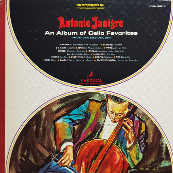 Antonio Janigro : An Album Of Cello Favorites (LP)