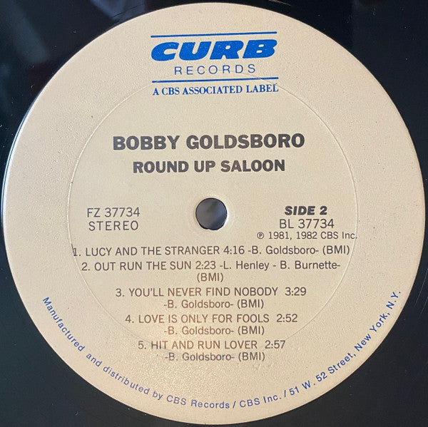 Bobby Goldsboro : Round Up Saloon (LP)