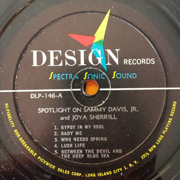 Sammy Davis Jr., Joya Sherrill : Spotlight On Sammy Davis Jr. And Joya Sherrill (LP, Album, Mono)