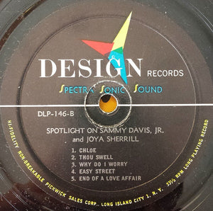Sammy Davis Jr., Joya Sherrill : Spotlight On Sammy Davis Jr. And Joya Sherrill (LP, Album, Mono)