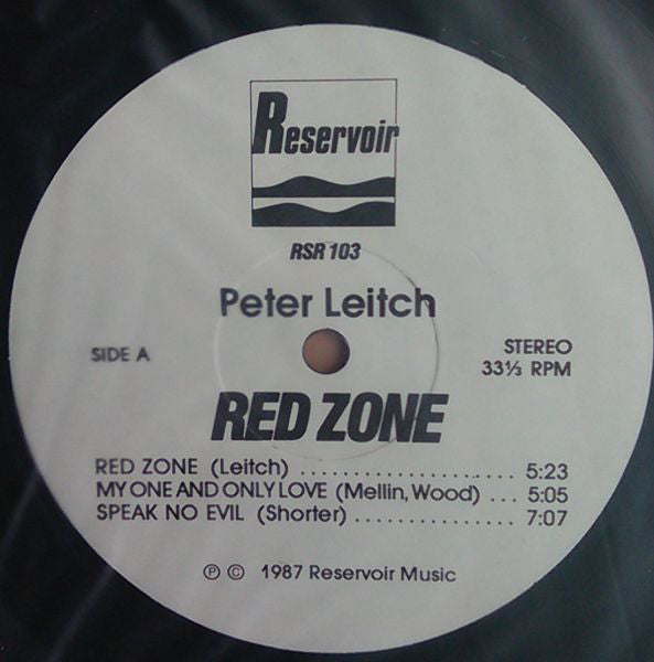 Peter Leitch : Red Zone (LP, Album)
