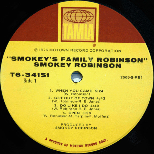 Smokey Robinson : Smokey's Family Robinson (LP, Album, Hol)