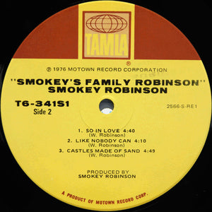 Smokey Robinson : Smokey's Family Robinson (LP, Album, Hol)