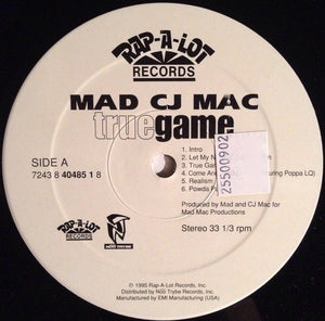 Mad CJ Mac : True Game (LP, Album)