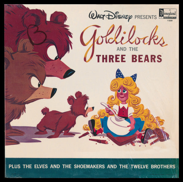 Rica Moore : Walt Disney Presents The Story Of Goldilocks And The Three Bears (LP, Album, col)