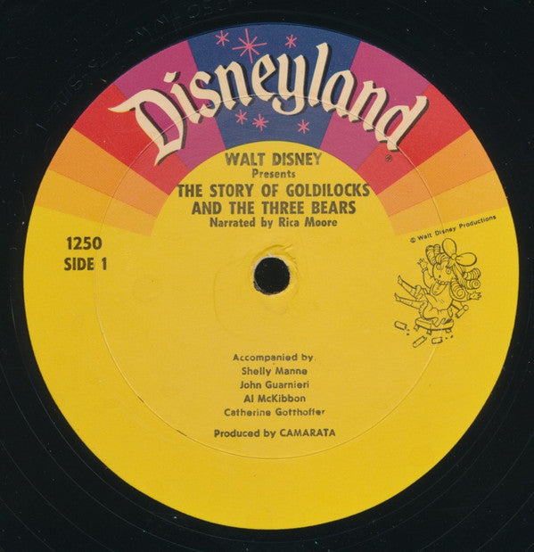 Rica Moore : Walt Disney Presents The Story Of Goldilocks And The Three Bears (LP, Album, col)