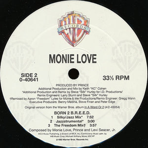Monie Love : Born 2 B.R.E.E.D. (12", Maxi)