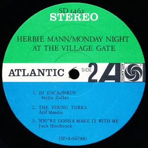 Herbie Mann : Monday Night At The Village Gate (LP, Album)