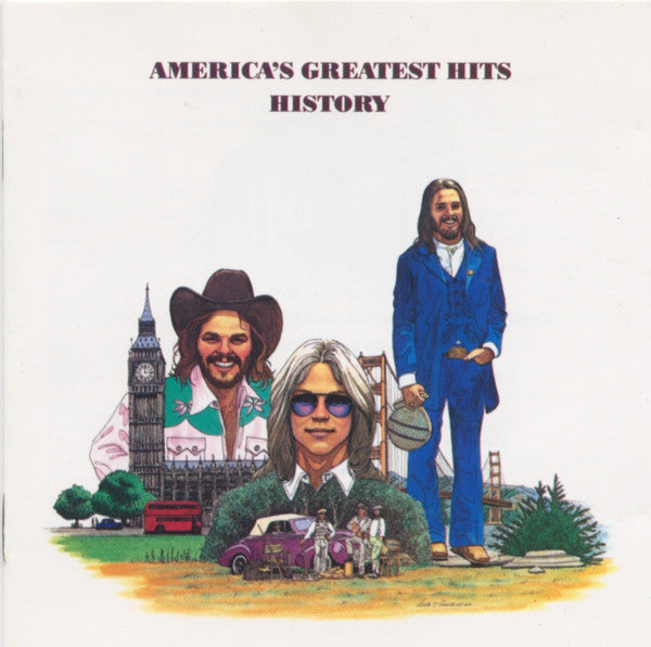 America (2) : History - America's Greatest Hits (CD, Comp, RE, RP)
