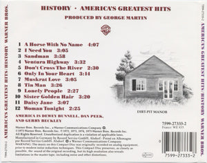 America (2) : History - America's Greatest Hits (CD, Comp, RE, RP)