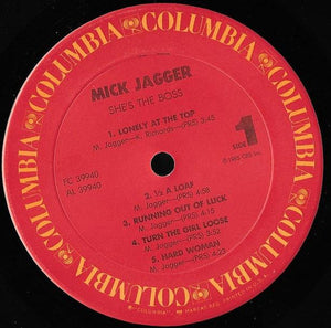 Mick Jagger : She's The Boss (LP, Album, Car)