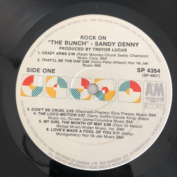 The Bunch (3) : Rock On (LP, Album, RE)