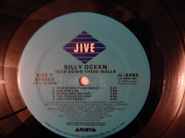 Billy Ocean : Tear Down These Walls (LP, Album)