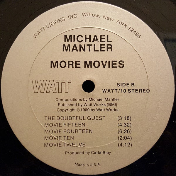 Michael Mantler : More Movies (LP, Album)