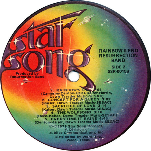 Resurrection Band : Rainbow's End (LP, Album)