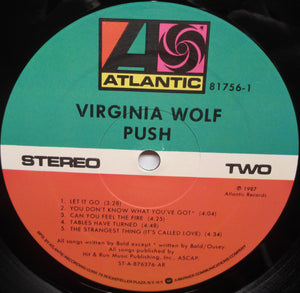 Virginia Wolf : Push (LP, Album, All)