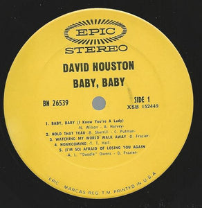 David Houston : Baby, Baby (LP, Album)