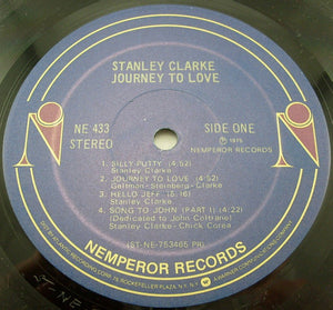 Stanley Clarke : Journey To Love (LP, Album, PR )