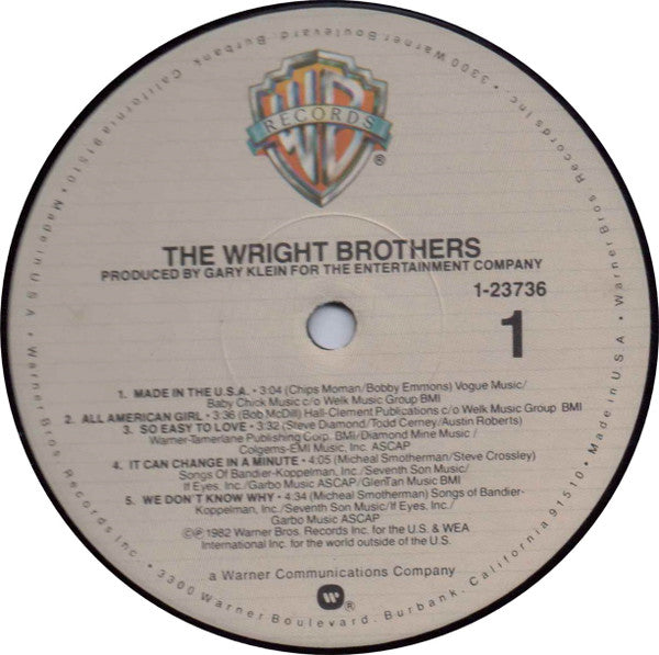 The Wright Brothers (5) : Made In The U.S.A (LP)