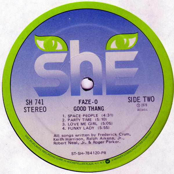 Faze-O : Good Thang (LP, Album, PR)