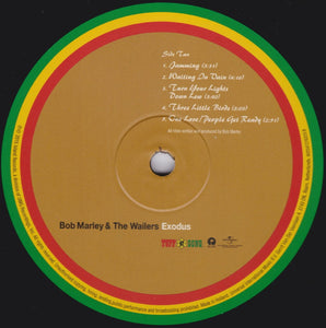 Bob Marley & The Wailers : Exodus (LP, Album, RE, RM, 180)