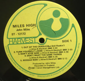 John Miles : Miles High (LP, Album)