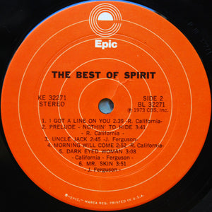 Spirit (8) : The Best Of Spirit (LP, Comp, Ter)