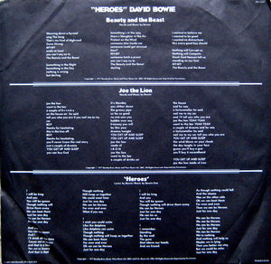David Bowie : "Heroes" (LP, Album, Wad)