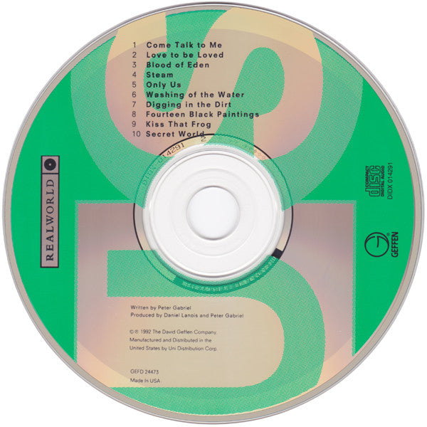 Peter Gabriel : Us (CD, Album)