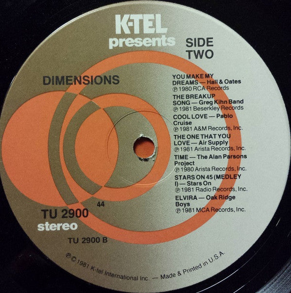 Various : Dimensions (LP, Comp, 44 )