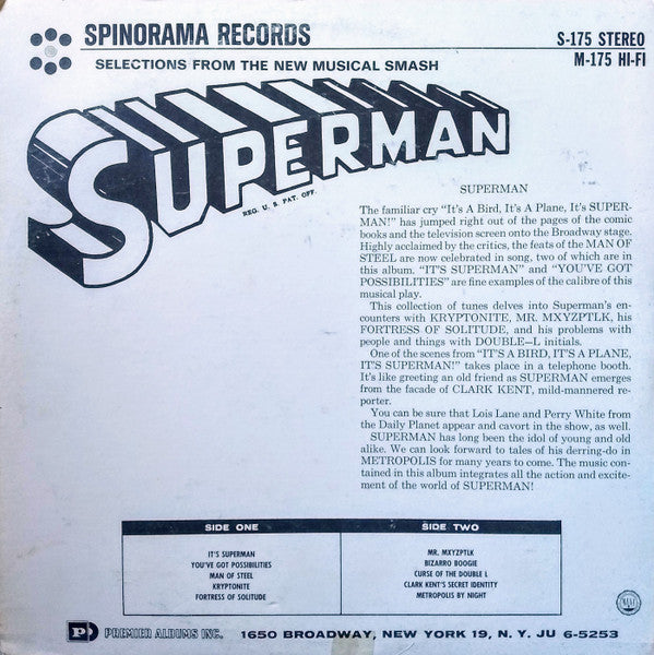 The Supermen : Superman (LP, Album)