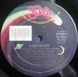 Babyface : My Kinda Girl (Special 12" Dance Mixes - Extended Play) (12", EP)