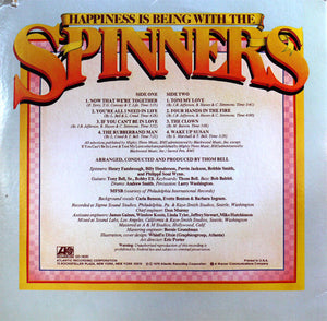 Spinners : Happiness Is Being With The Spinners (LP, Album, PR)