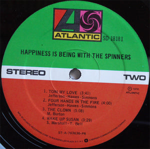 Buy Spinners : Happiness Is Being With The Spinners (LP, Album, PR