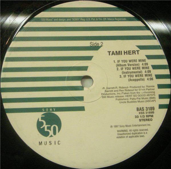 Tami Hert : If You Were Mine (12")