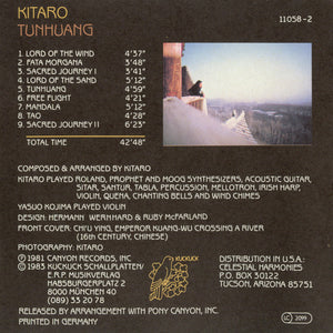 Kitaro : Tunhuang (CD, Album)
