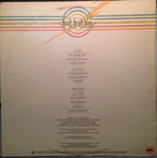 Atlanta Rhythm Section : A Rock And Roll Alternative (LP, Album, Com)