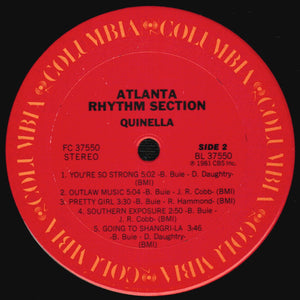 Atlanta Rhythm Section : Quinella (LP, Album, Pit)