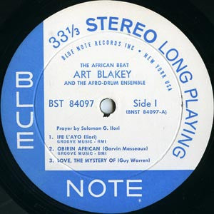 Art Blakey & The Afro-Drum Ensemble : The African Beat (LP, Album)